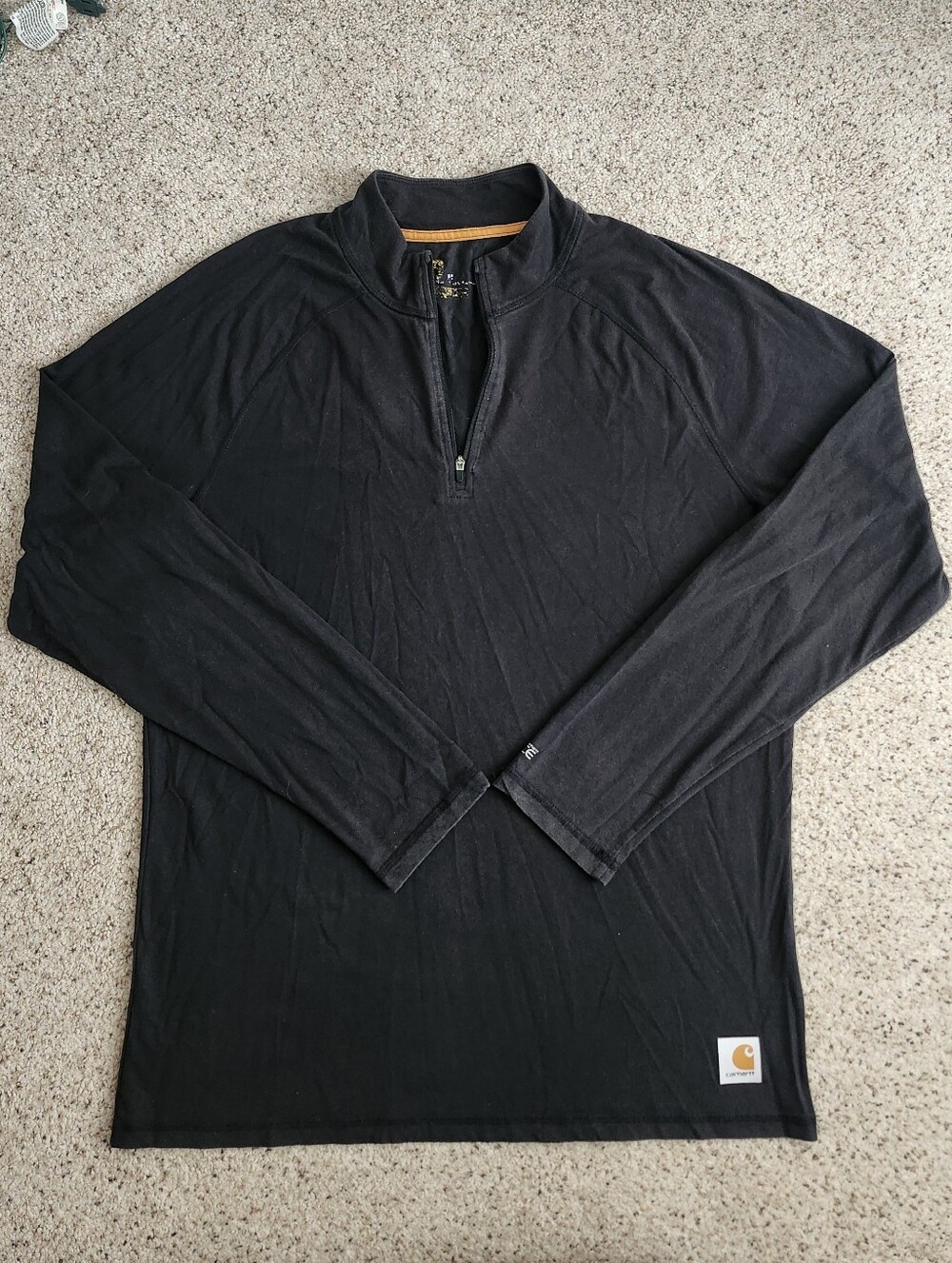 Carhartt Black Long Sleeve Collared Shirt